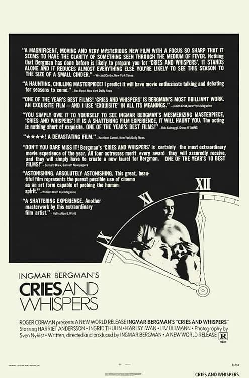 Cries & Whispers film posteri