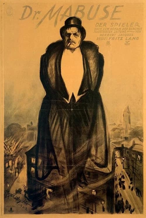 Dr. Mabuse, the Gambler film posteri